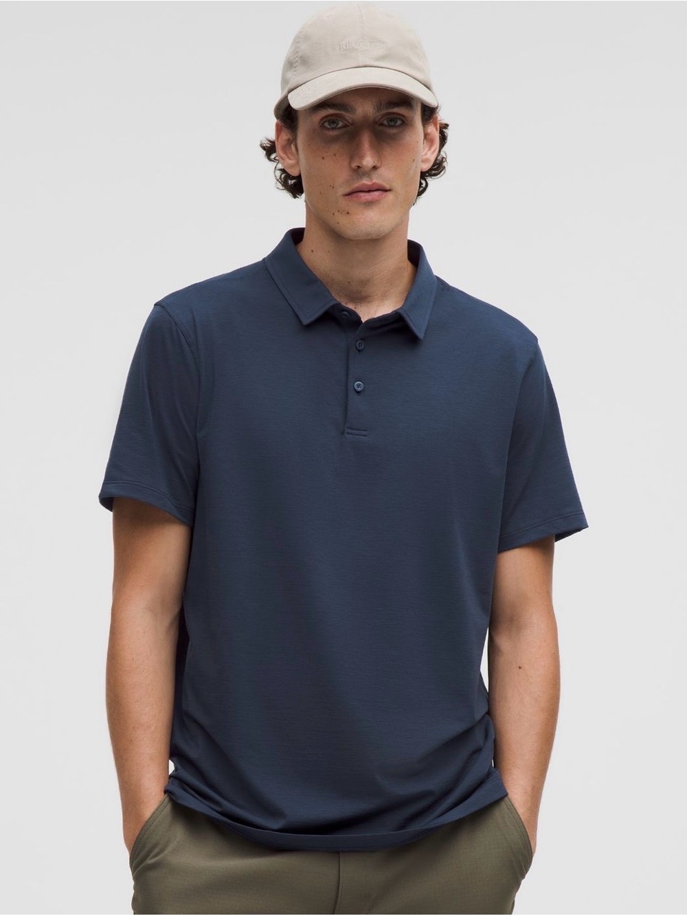 lululemon athletica Men's Navy Performance Polo